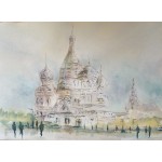 St Basils Moscow Original Watercolour by David Harvey
